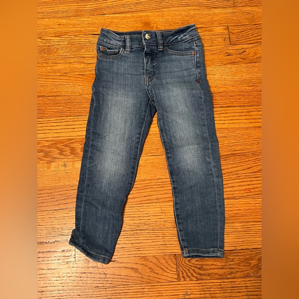 Warp & Weft - The JFK Cuffed and Ankle Skinny Jean - Toddler Girl’s - Size 5T